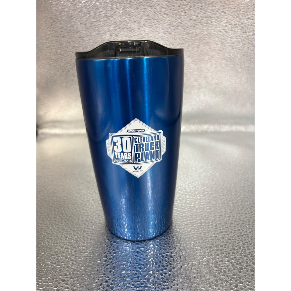 Freightliner Cleveland TruckPlant 30Years Anniversary Tumbler Blue Insulated Cup